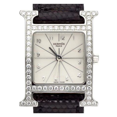 hermes h hour diamond watch price|Hermes unisex 2101079.